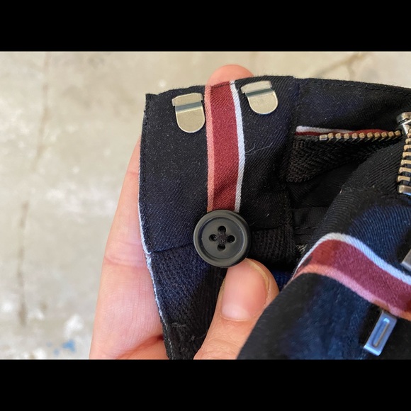 Anthropologie Silky Striped Jogger Pants - Picture 4 of 8